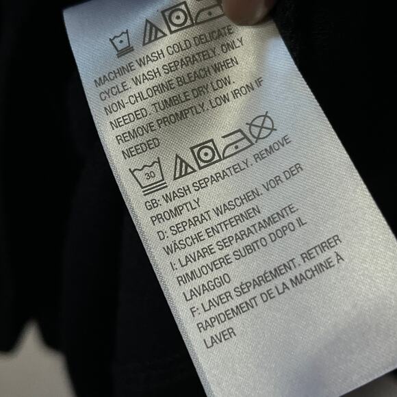 LOGO Lounge Jacket Black One Button Comfy Knit Slinky Soft A380821 Office 1X - Picture 6 of 7